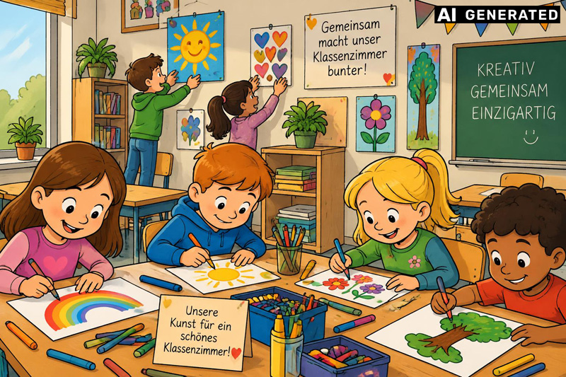 Klassenraumgestaltung, kreative Ideen für einen motivierenden Klassenraum