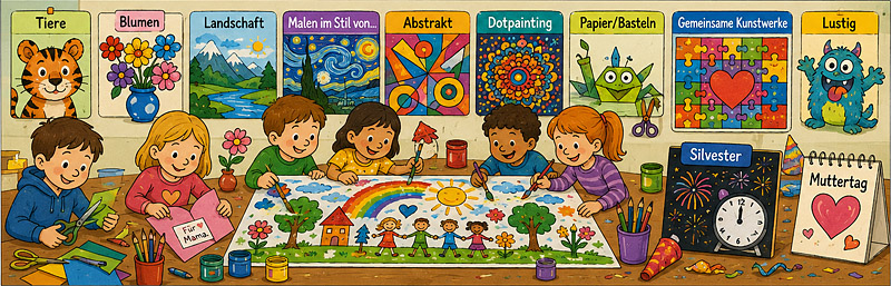 Über 400 kreative Kunstideen für die Grundschule – Klasse 1–4